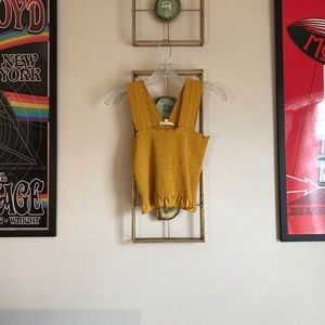 Yellow Crop Top